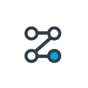 implementation science icon - gray lines following a path on white background