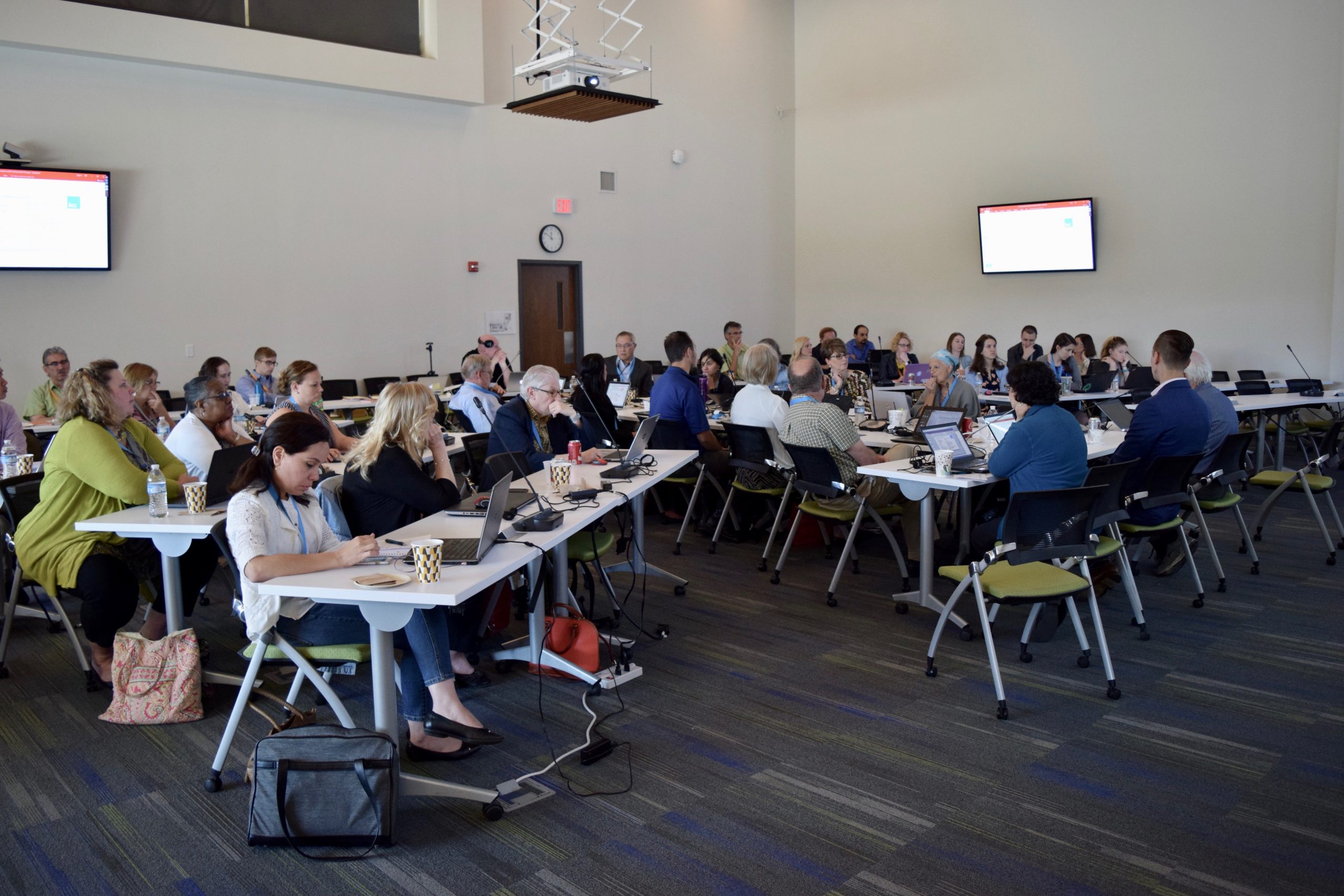 attendees in a crowded room at the LOINC Conference at Regenstrief Institute