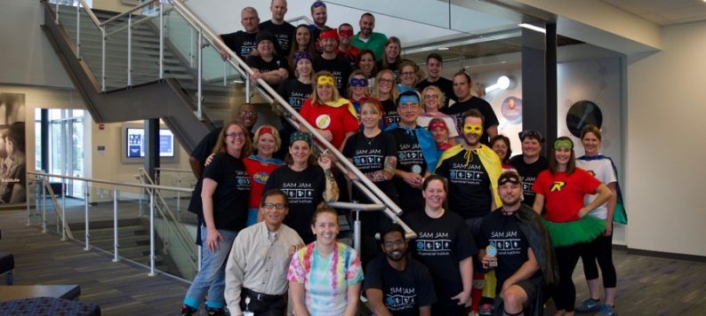 group photo of the participants in Sam Jam 2017