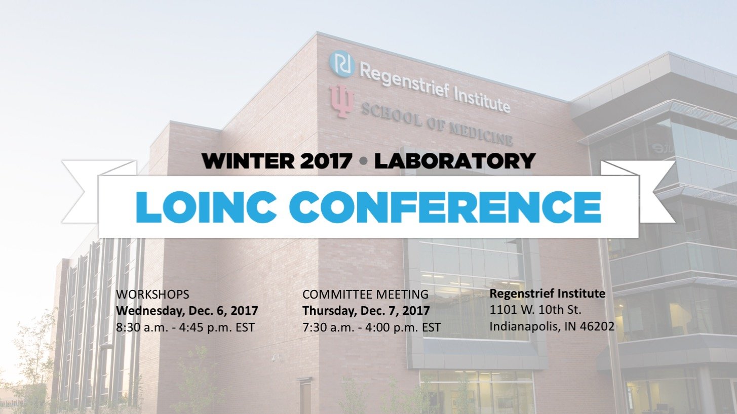 The LOINC Conference – Winter 2017