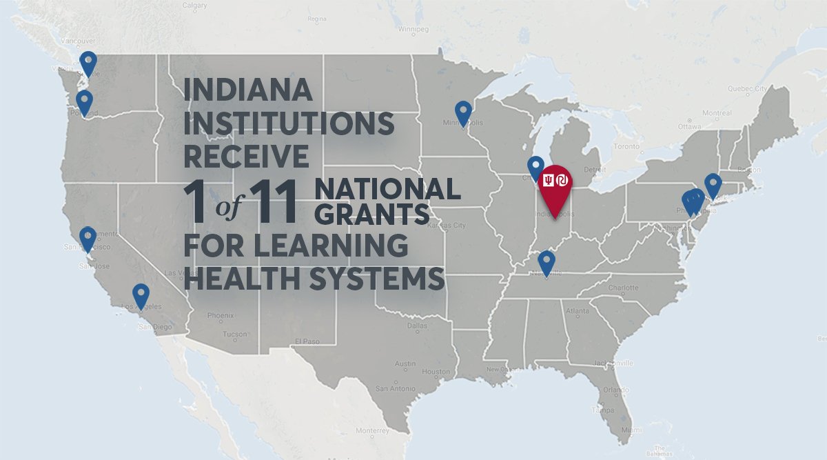 IU-Regenstrief 1 of 11 Awards for Next Generation of Learning Health System Researchers