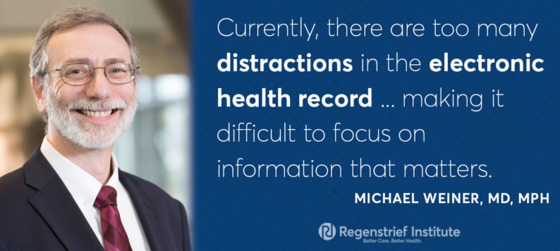 Mike Weiner on improving EHRs