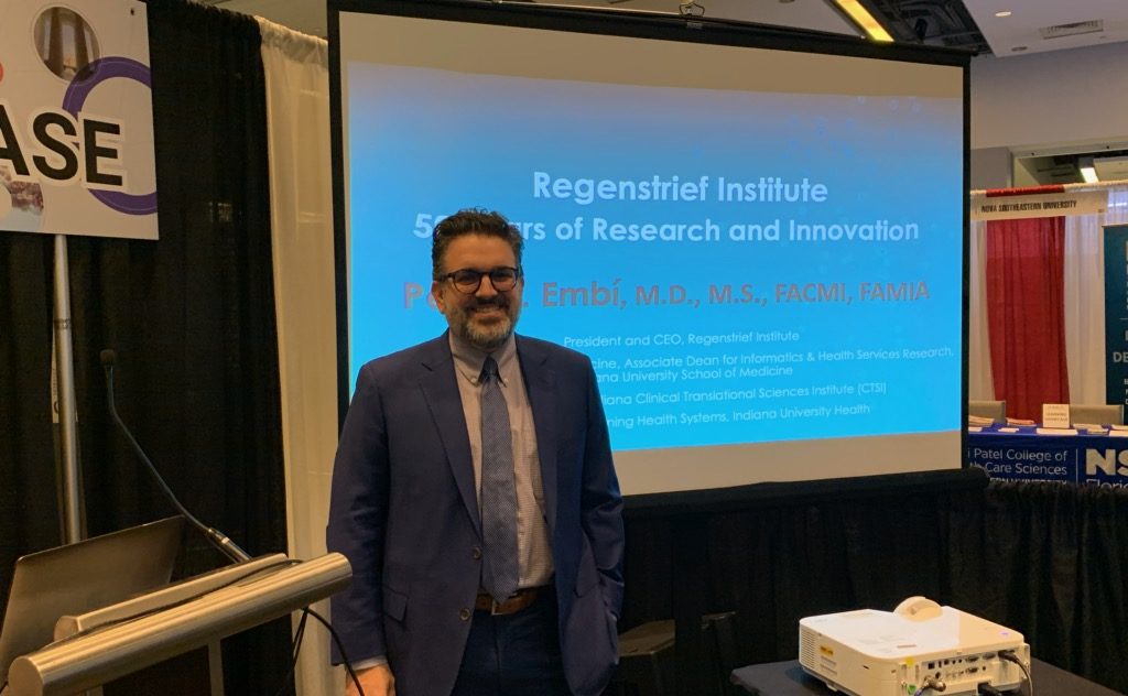 Peter Embi presents at AMIA 2019