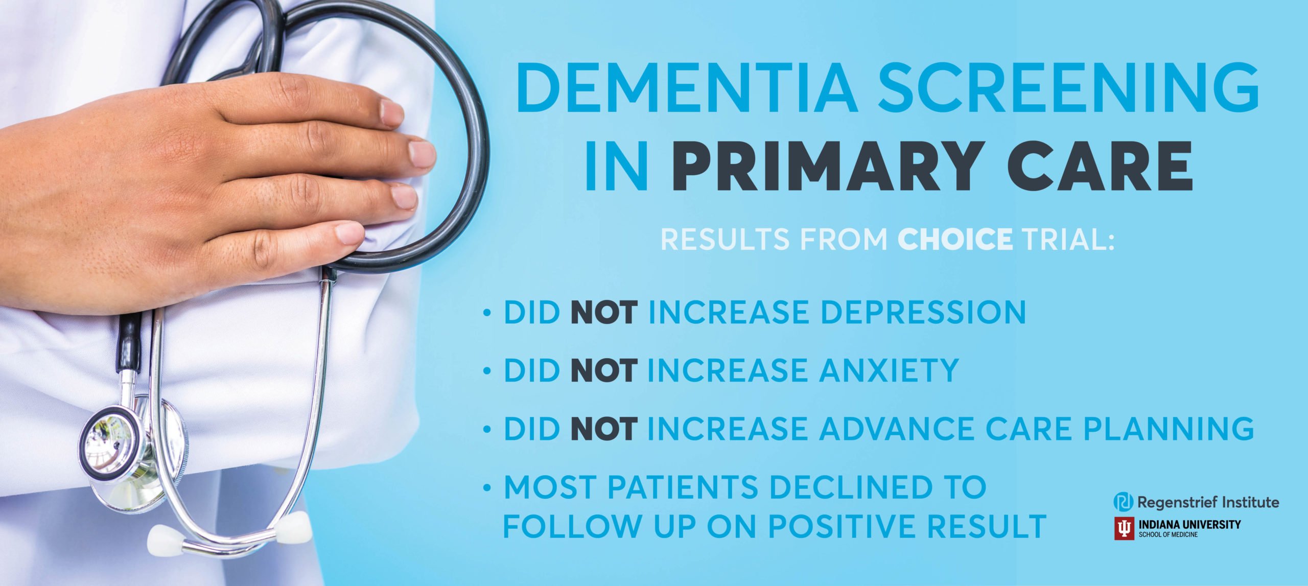 First randomized clinical trial found no harms from dementia screening in primary care