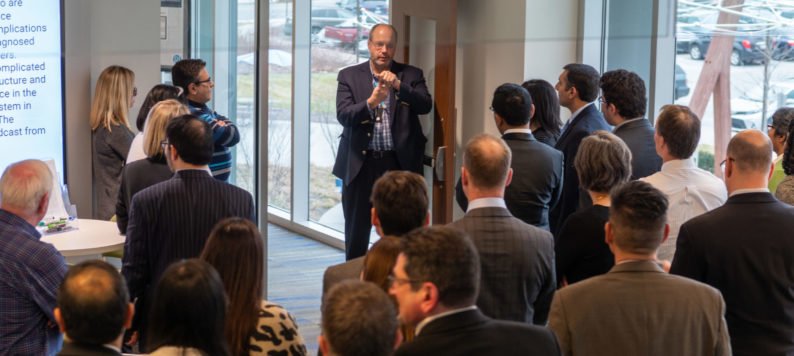 Business of Medicine students visit Regenstrief