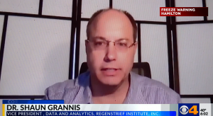 Dr. Grannis explains predictive modeling to CBS4