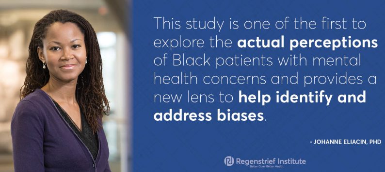 Dr. Johanne Eliacin on how Black patients experience mental healthcare