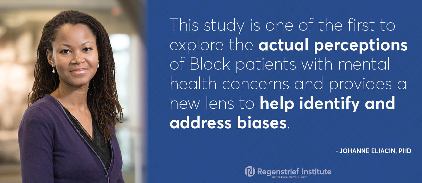 Dr. Johanne Eliacin on how Black patients experience mental healthcare