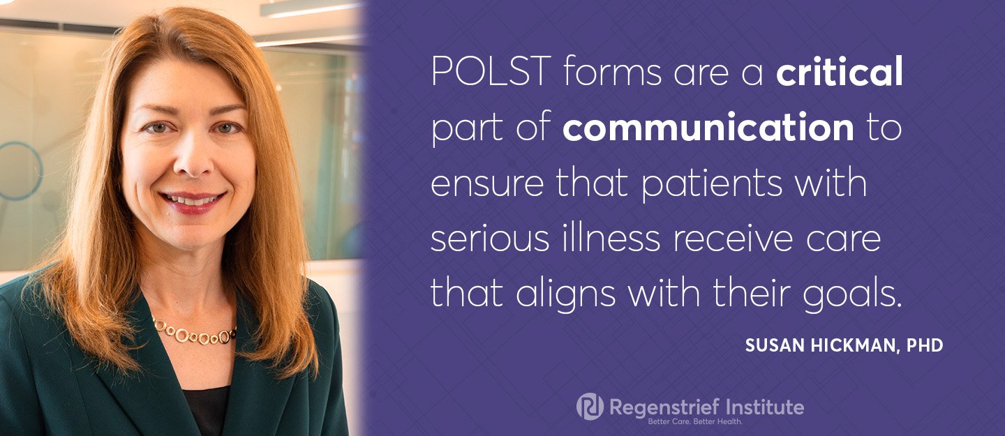 POLST form helps communicate care preferences