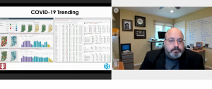 Dr. Shaun Grannis gives presentation on real world data to COVID-19 Diagnostics Evidence Accelerator