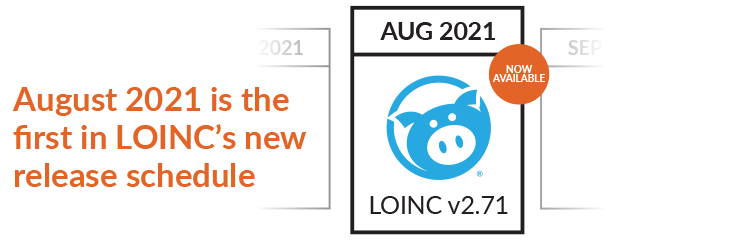 LOINC August 2021 release