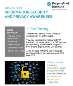 privacy & security training