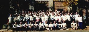 Regenstrief scientists group photo at Turkey Run State Park