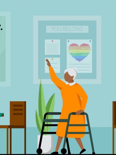 Caring for LGBTQ+ nursing home residents in culturally appropriate and inclusive ways 
