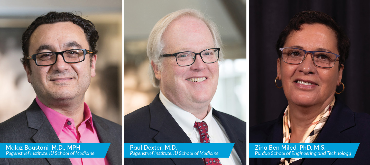 Malaz Boustani, M.D., MPH, Paul Dexter, M.D., Zina Ben Miled, PhD, M.S.