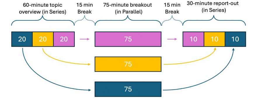Schematic for AI Conference 2025 Panels and Breakout Sessions