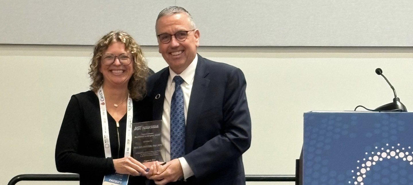 Dr. David Foley and Dr. Rachel Patzer, American Transplant Congress