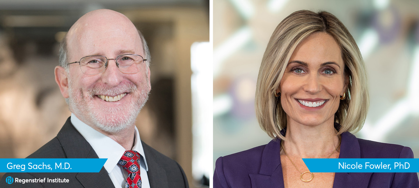 Greg Sachs, M.D., and Nicole Fowler, PhD