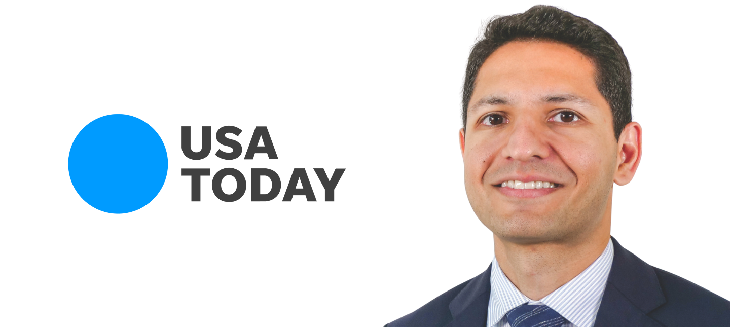 USA Today interviews Dr. Sikandar Khan